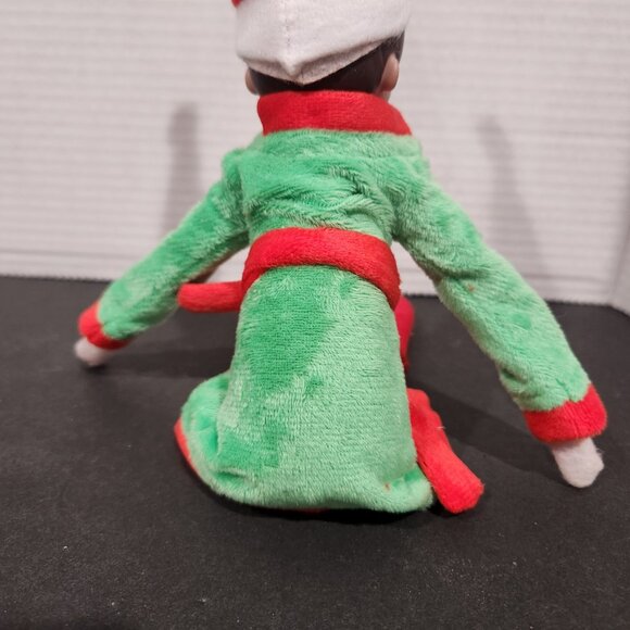 Christmas Red & Green Holiday Pajamas Robe and Belt Magic Christmas Elf Clothes - Picture 5 of 6